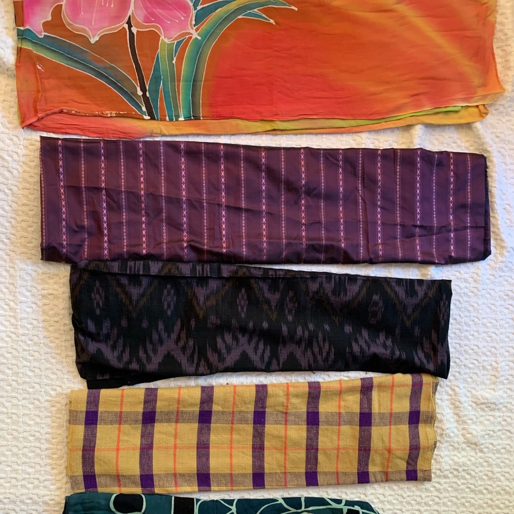 All 5 beautiful wraps
